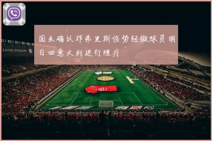 国米确认邓弗里斯伤势轻微球员明日回意大利进行理疗